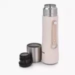 Термос със запарка за чай DUKA RESA 500 мл. кремав