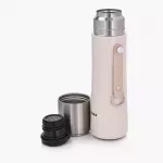 Термос със запарка за чай DUKA RESA 500 мл. кремав