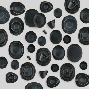 Чиния DUKA TIME DARK 15x13 см., черен