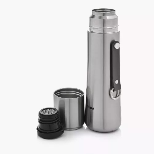 Термос със запарка за чай DUKA RESA 500 мл. сив