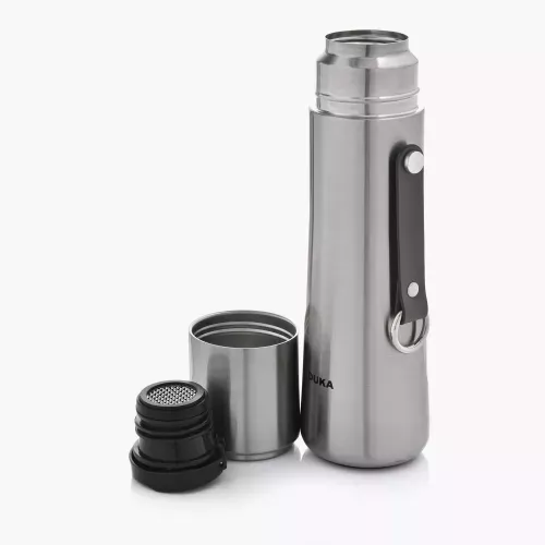 Термос със запарка за чай DUKA RESA 500 мл. сив
