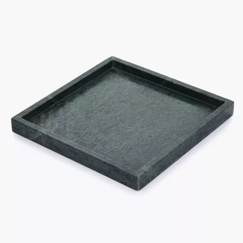 Поднос - декоративен DUKA MARBLE 26x26 см., зелен. Поднос - декоративен DUKA MARBLE 26x26 см., зелен.