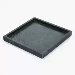 Поднос - декоративен DUKA MARBLE 26x26 см., зелен.