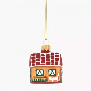 Висулка къща DUKA JULKLAP 5 см.