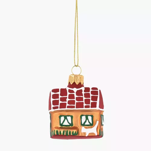 Висулка къща DUKA JULKLAP 5 см.