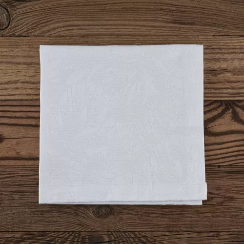 Сет текстилни салфетки за хранене 2 бр. DUKA SKADI 40x40 см, бяло