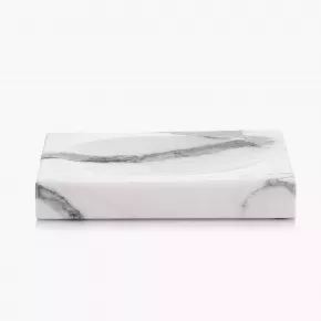 Поставка за сапун DUKA SCANDI SPA 13,5 см., бял