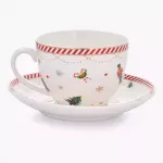 Сет чаша с чиния и чиния DUKA LYCKLIG