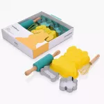 Детски сет за сладки 5 части DUKA MINI, жълт