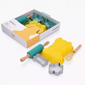 Детски сет за сладки 5 части DUKA MINI, жълт