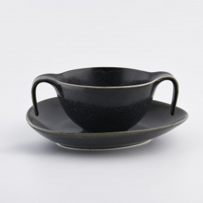Купа с чиния DUKA TIME DARK 450 мл., черен