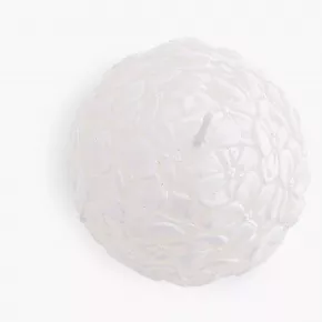 Свещ яйце DUKA FLAMME PASK 15 см., бял