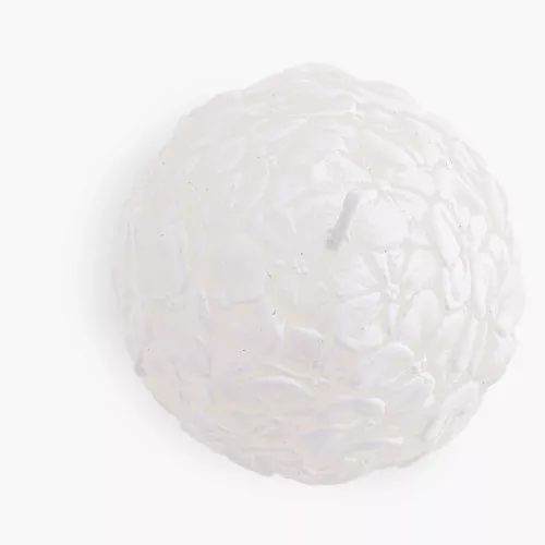 Свещ яйце DUKA FLAMME PASK 15 см., бял