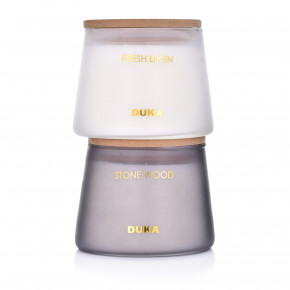 Ароматна свещ DUKA BERG, бял