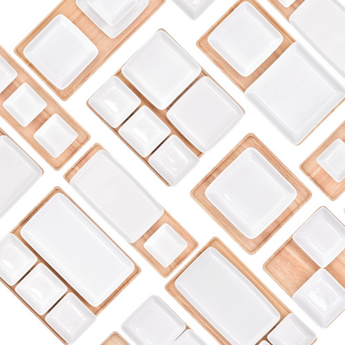 Поднос и дъска за рязане DUKA MODULAR 17x17x2 см.