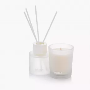 Сет ароматна свещ и арома дифузер DUKA MOMENTS, лимон