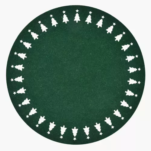 Подложка за хранене DUKA JULKLAP 38 см., зелен