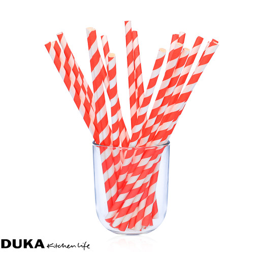 Хартиени сламки 25 бр. DUKA PARTY 