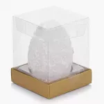 Свещ яйце DUKA FLAMME PASK 9 см., бял