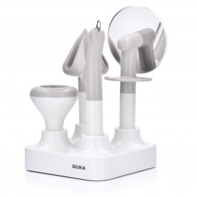 Сет кухненски аксесоари 4 бр. DUKA HEBY, бял