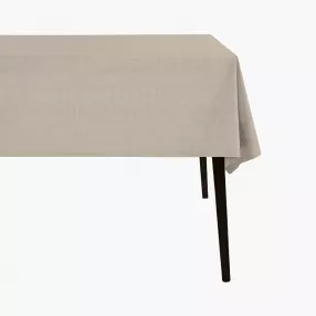 Ленена покривка DUKA LYCKLIG 140x320 см., бежов