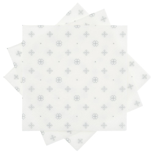 Салфетки 20 бр. DUKA CELEBRATE 33x33 см., бял