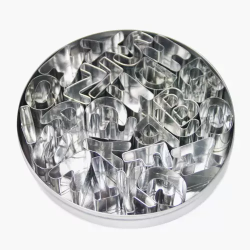 Сет латински букви за сладки 26 бр. DUKA MINI