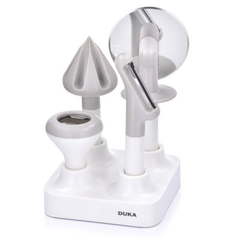 Сет кухненски аксесоари 4 бр. DUKA HEBY,  бял