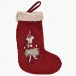 Коледен чорап DUKA LILLIPUT 34 см., червен