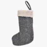 Коледен чорап DUKA LILLIPUT 34 см., сив