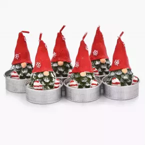 Сет свещи гноми 6 бр. DUKA JULMYS