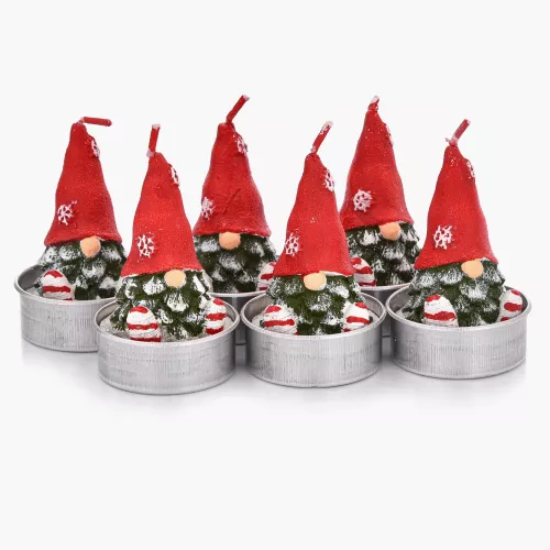 Сет свещи гноми 6 бр. DUKA JULMYS