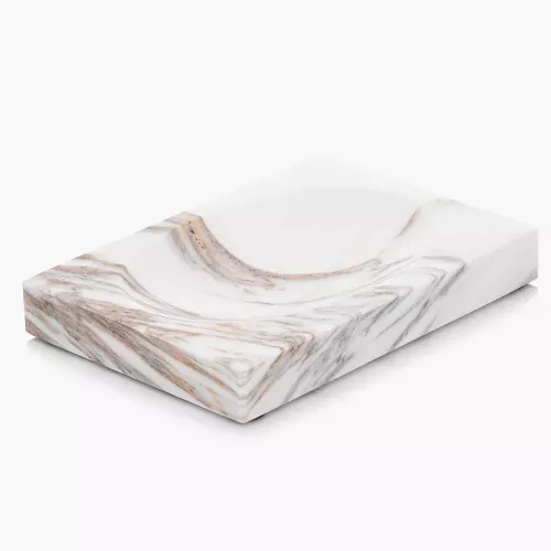 Поставка за сапун DUKA SCANDI SPA 13,5 см., бял