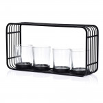Свещник за 4 бр. свещи DUKA MODERN SCANDI 28x14x7 см.