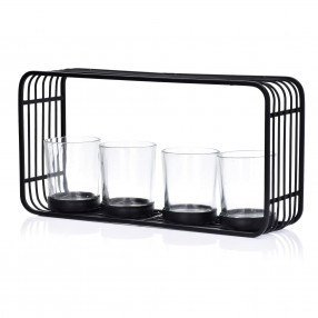 Свещник за 4 бр. свещи DUKA MODERN SCANDI 28x14x7 см.