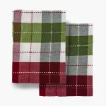 Сет текстилни салфетки за хранене 2 бр. DUKA GLEN 40x40 см., зелен