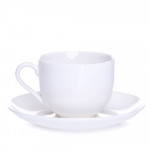 Чаша с чиния DUKA FELICIA 130 мл. 