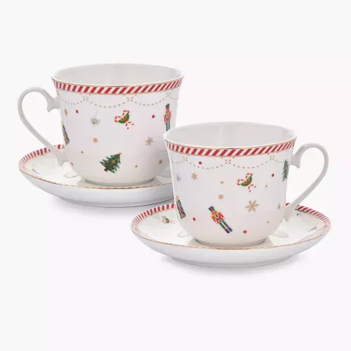 Сет чаши и чинии 2 бр. DUKA LYCKLIG 400 мл.