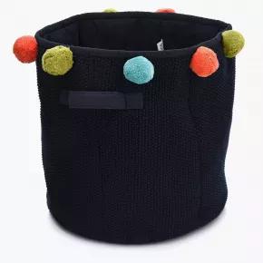 Кошница DUKA MINI 36x34 см, черен