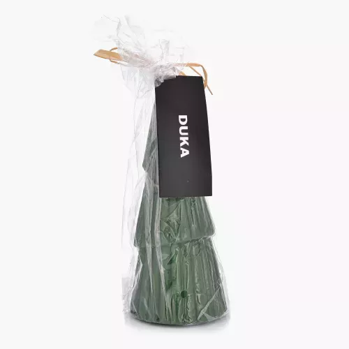 Свещ елха DUKA JULMYS 18 см., зелен