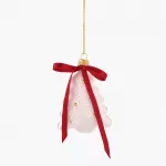 Висулка елха DUKA JULKLAP 8 см., бял