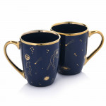 Чаша DUKA CELESTIAL 320 мл., син, златист