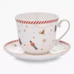 Сет чаши и чинии 2 бр. DUKA LYCKLIG 400 мл.