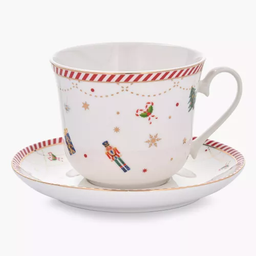 Сет чаши и чинии 2 бр. DUKA LYCKLIG 400 мл.