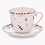 Сет чаши и чинии 2 бр. DUKA LYCKLIG 400 мл.