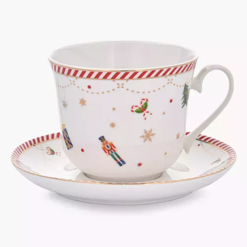 Сет чаши и чинии 2 бр. DUKA LYCKLIG 400 мл.