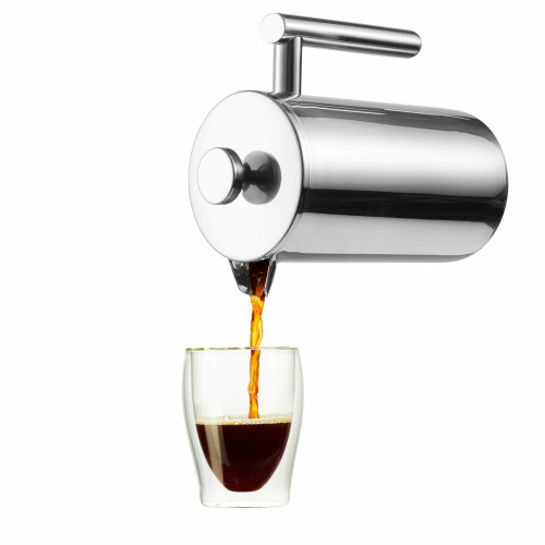 Френска преса DUKA BARISTA 1100 мл., сребрист