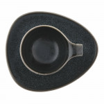 Чаша с чиния DUKA TIME DARK 60 мл., черен