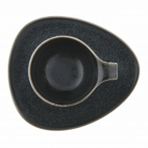 Чаша с чиния DUKA TIME DARK 60 мл., черен